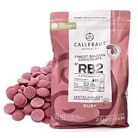 Шоколад Каллебаут Callebaut рубиновый RUBY 32,8%, 1кг