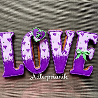 Пластик. Форма для печенек "LOVE"