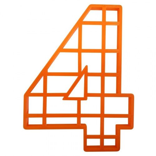 Пластик. форма для торта "Цифра 4" 25см