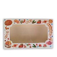 Коробка под зефир "Бараночки" 25*15*7см