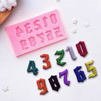 Молд "Цифры. Готика" 8,9*5,1*0,7см