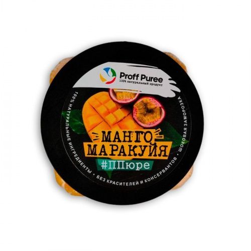 Пюре замороженное Манго-Маракуйя Proff Puree, 500г фото 4