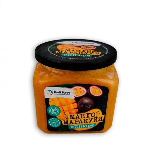 Пюре замороженное Манго-Маракуйя Proff Puree, 500г фото 3