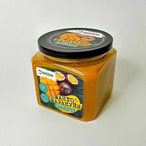 Пюре замороженное Манго-Маракуйя Proff Puree, 500г фото 2